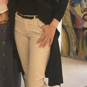 Massimo Dutti Skinny Fit, Low Rise, Tan Pants, Size 10